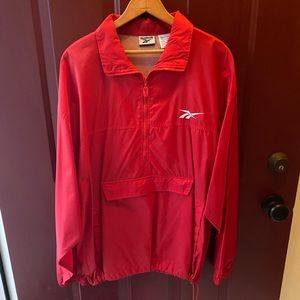 Reebok Men’s M Red Windbreaker